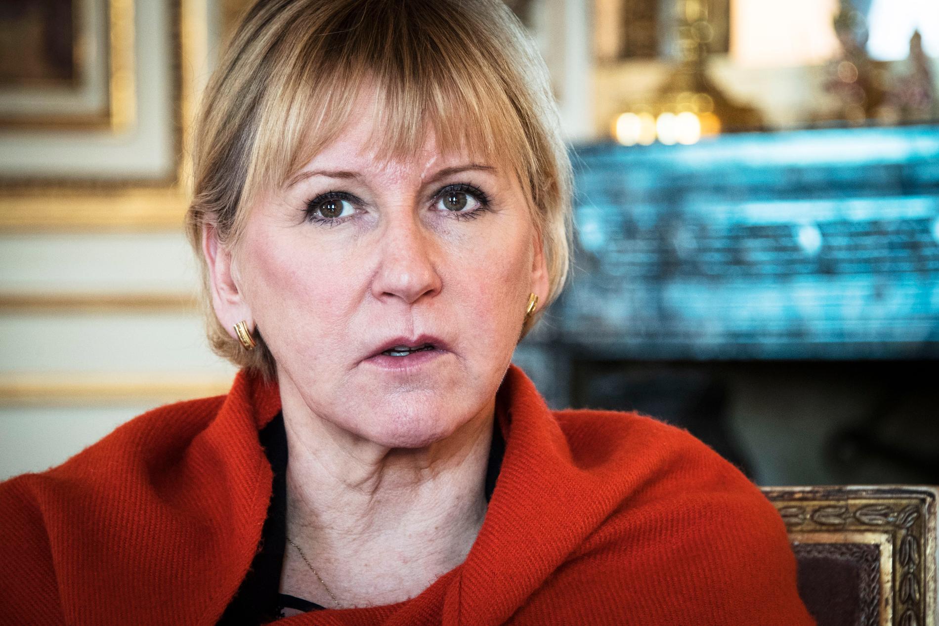 Margot Wallström, Sveriges utrikesminister