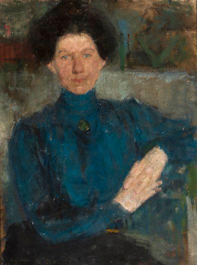 Olga Boznanska, Porträtt av Maria Kozniewska-Kalinowska, 1903.