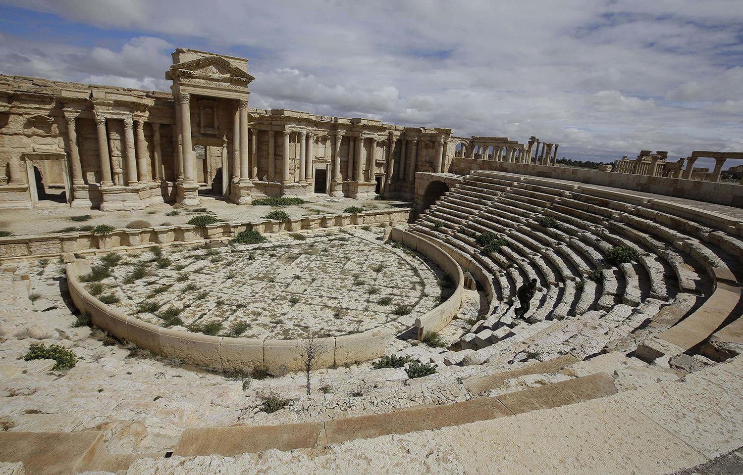 Den antika teatern uppfördes vid slutet av 100-talet e.Kr.