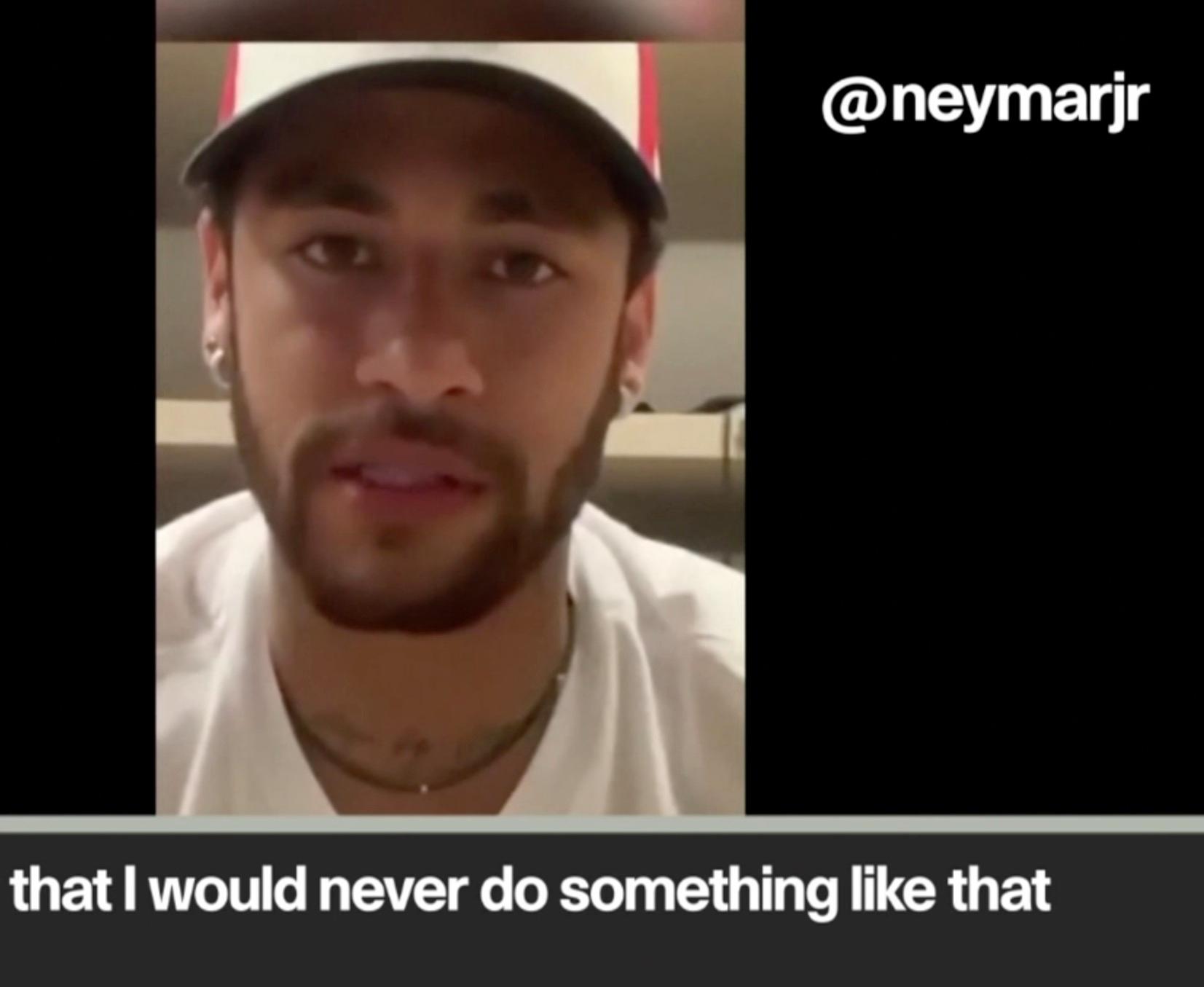 Bild ur Neymars video.