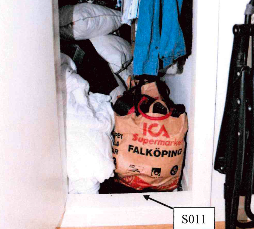 Nancys kropp hittades gömd i en garderob. 