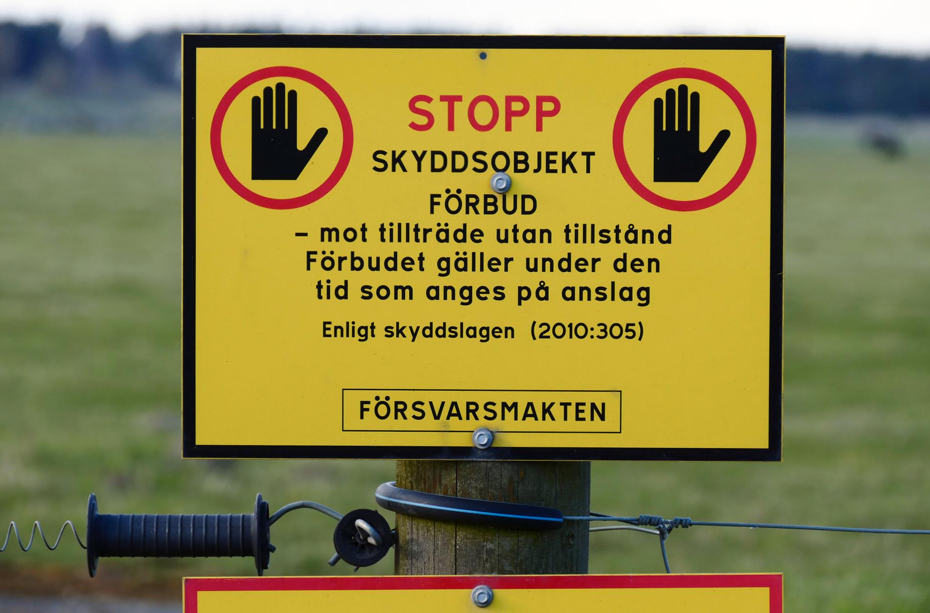 Arkivbild. Två tyska medborgare har dömts i Uppsala tingsrätt för obehörigt tillträde till skyddsobjekt.