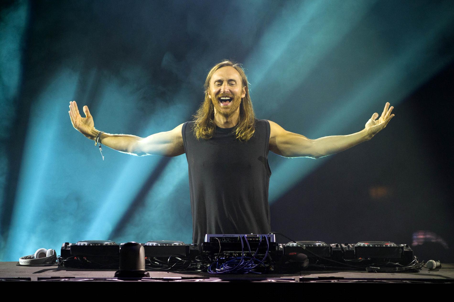 Så här glad blir Guetta av svängig musik  FOTO: All Over Press