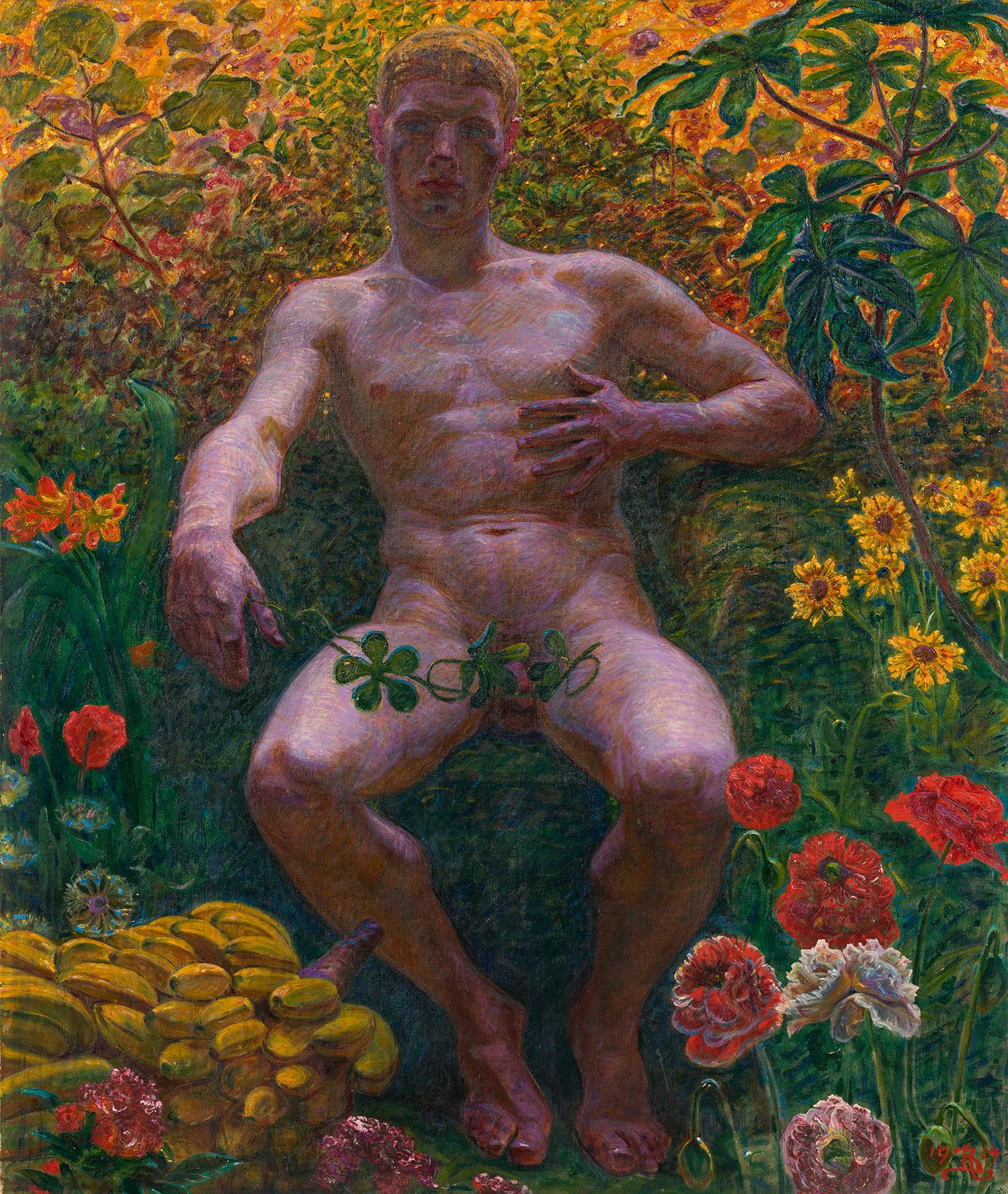 Kristian Zahrtmann, ”Adam i Paradiset”, 1914. Nationalmuseum. 