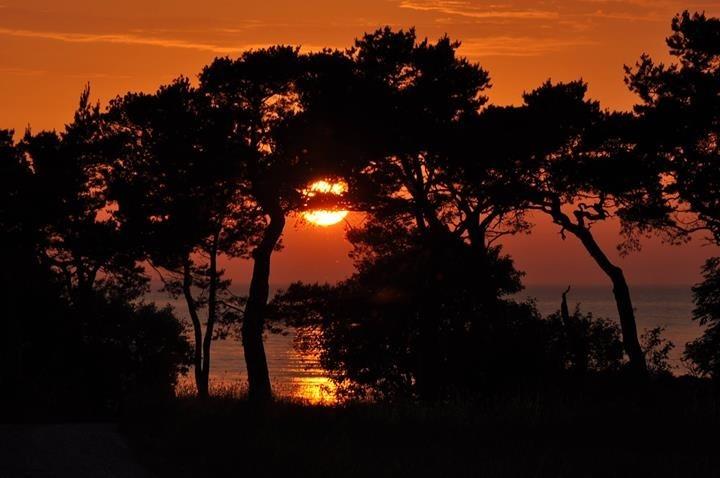 Fantastisk solnedgång i Lickershamn på Gotland!