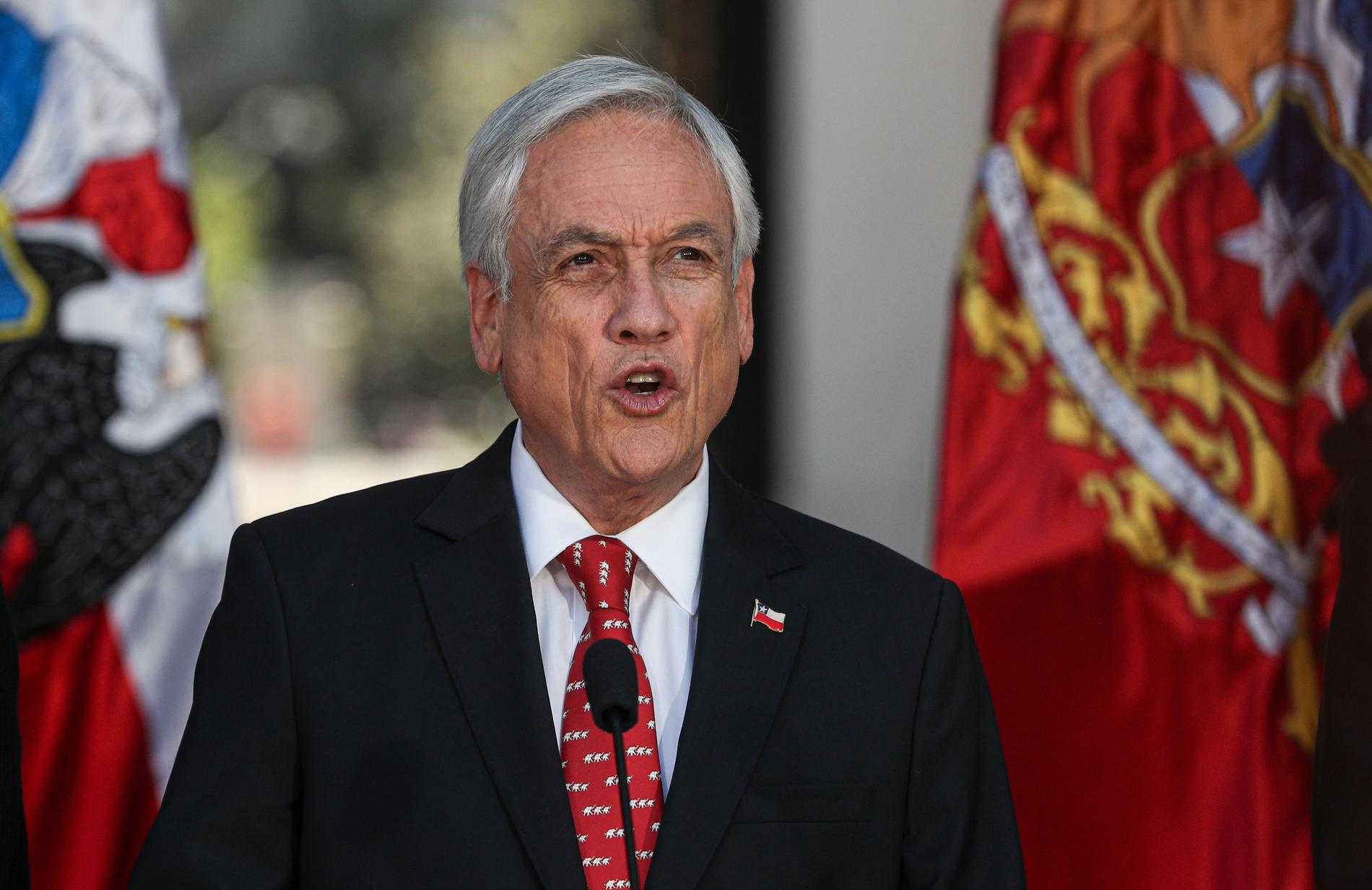 Chiles president Sebastián Piñera. Arkivbild.