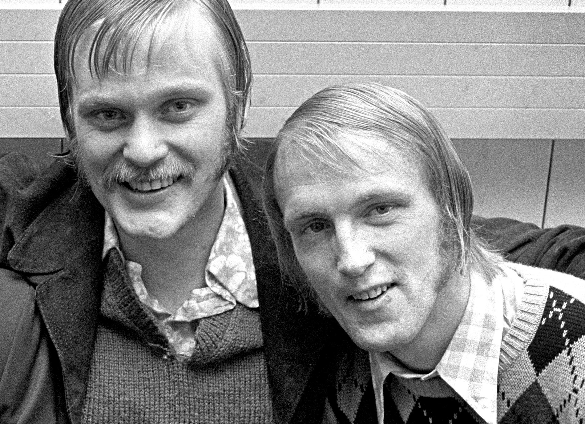 Ronnie Hellström tillsammans med Roland Sandberg.