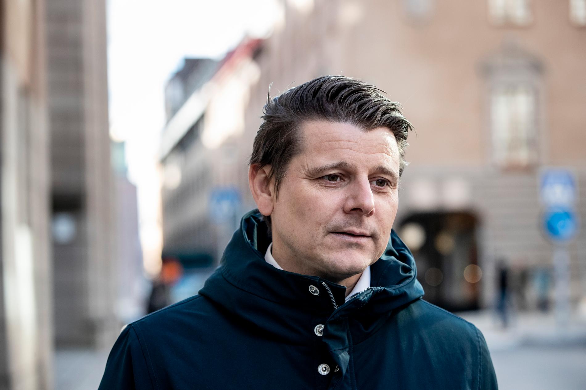 Niklas Karlsson (S) är ordförande i Skånedistriktet som nu landat i ett nej till Nato. Arkivbild.