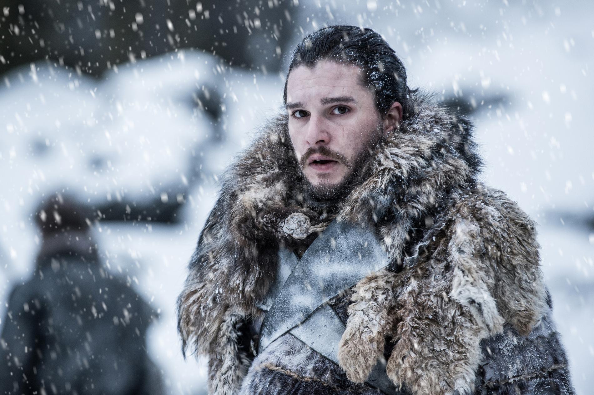”Vintern kommer” hälsar Jon Snow i ”Game of thrones”.