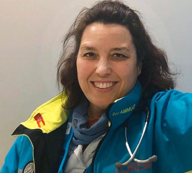 Rakel Merlo jobbar som akutläkare vid ambulansorganisationen Summa 112 i Madrid. Hon är rädd för vad som väntar på jobbet och ska "absolut" delta i strejken.