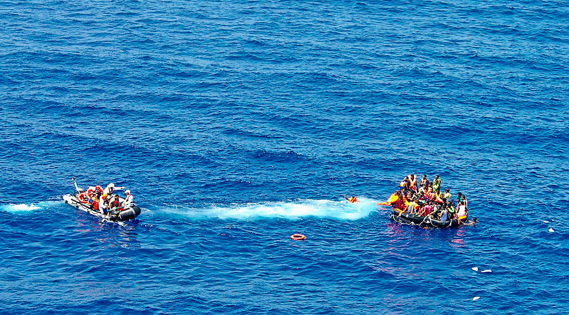Många av båtflyktingarna på Medelhavet kommer via Libyen.
