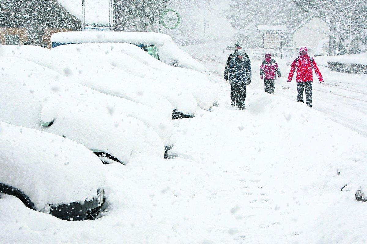 Skottland har fått rekordmycket snö i år.