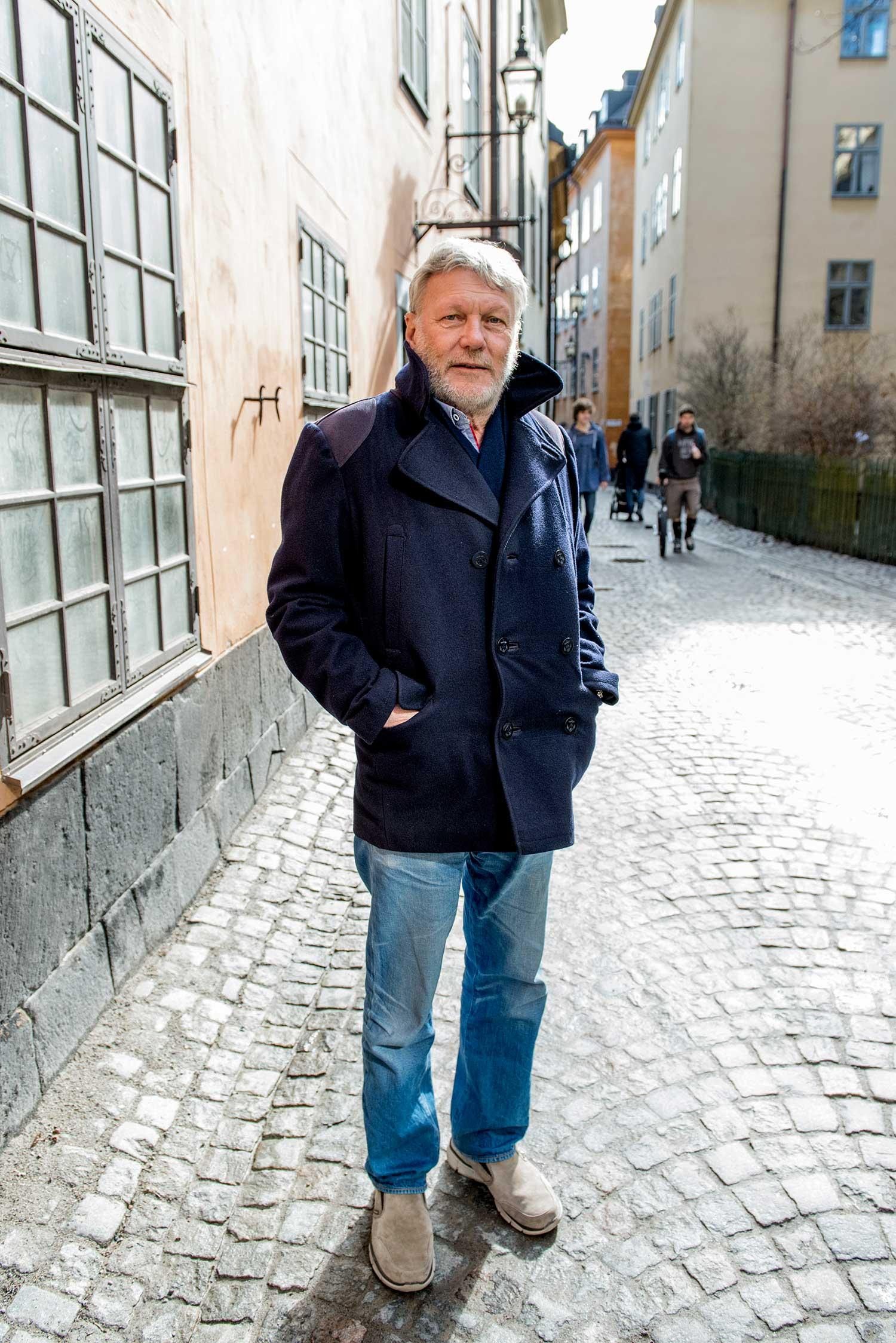 "Det här är stadens tystaste gata", säger Per Danielsson, 71.