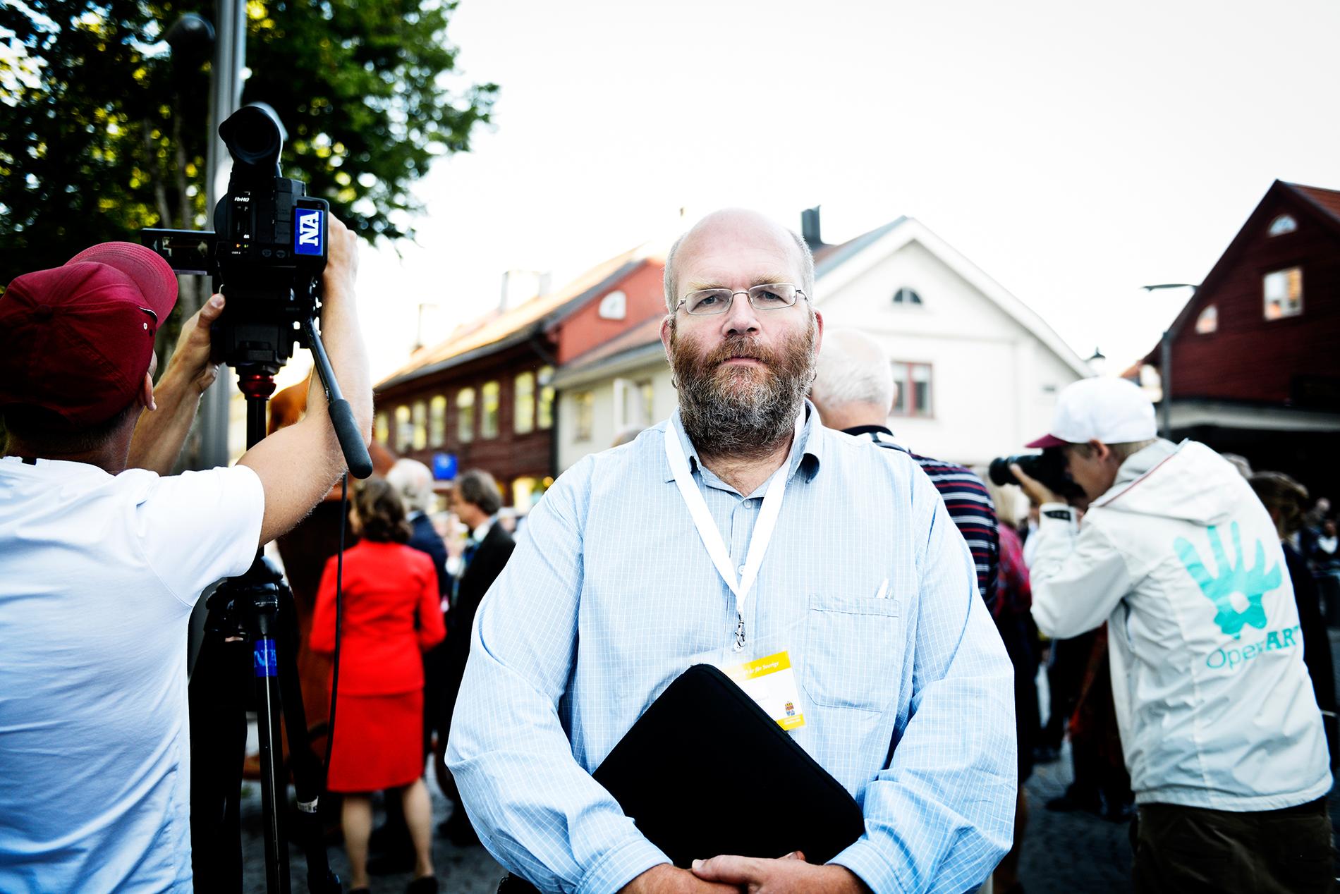 Johan Gunnarsson vid kungens Eriksgata 2013.