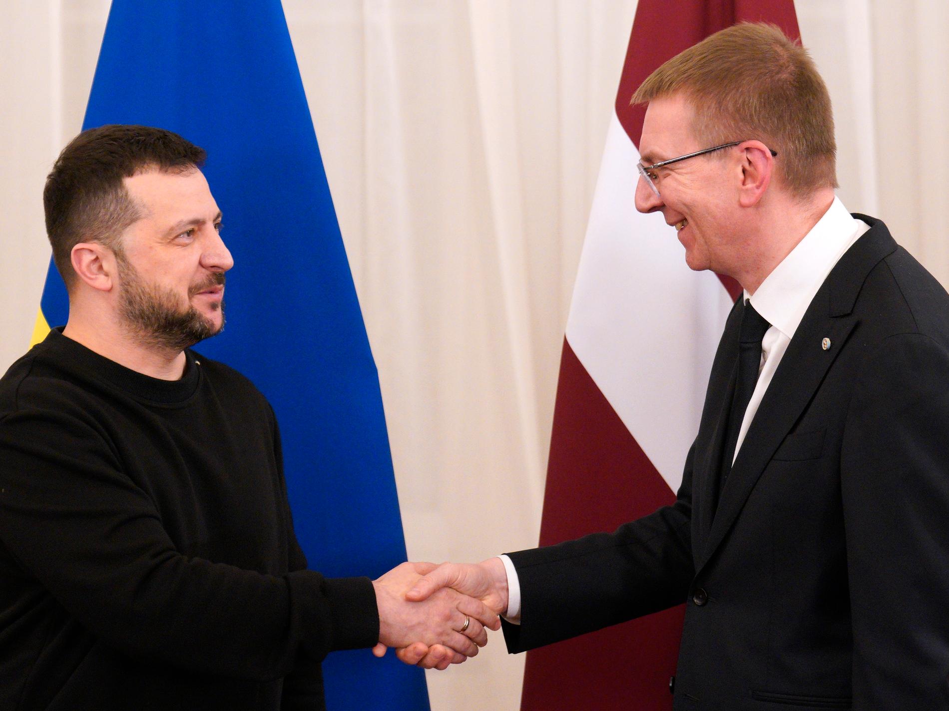 Lettland lovar Ukraina del av sin BNP