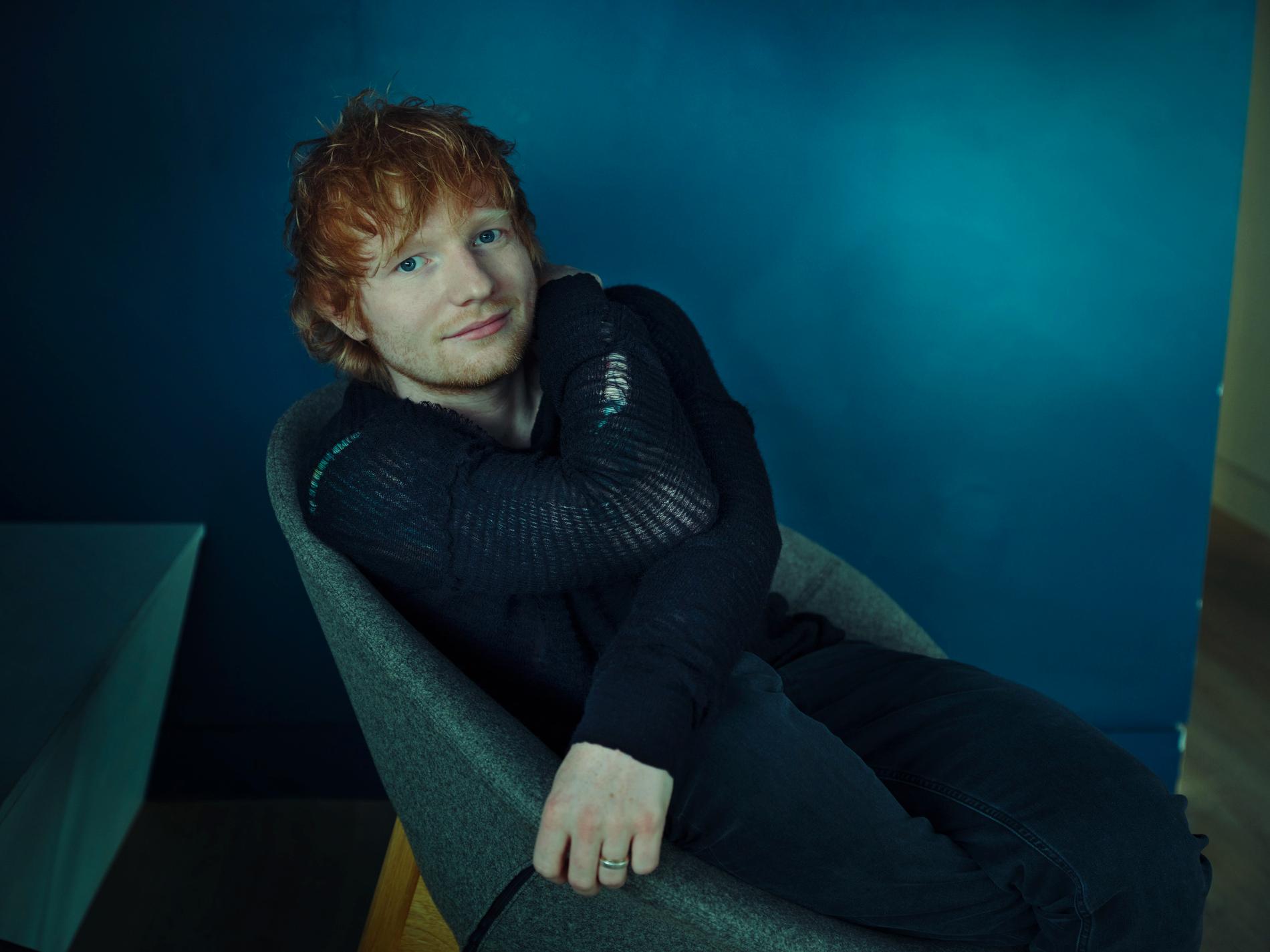 Ed Sheeran, fotograferad av Annie Leibovitz. 
