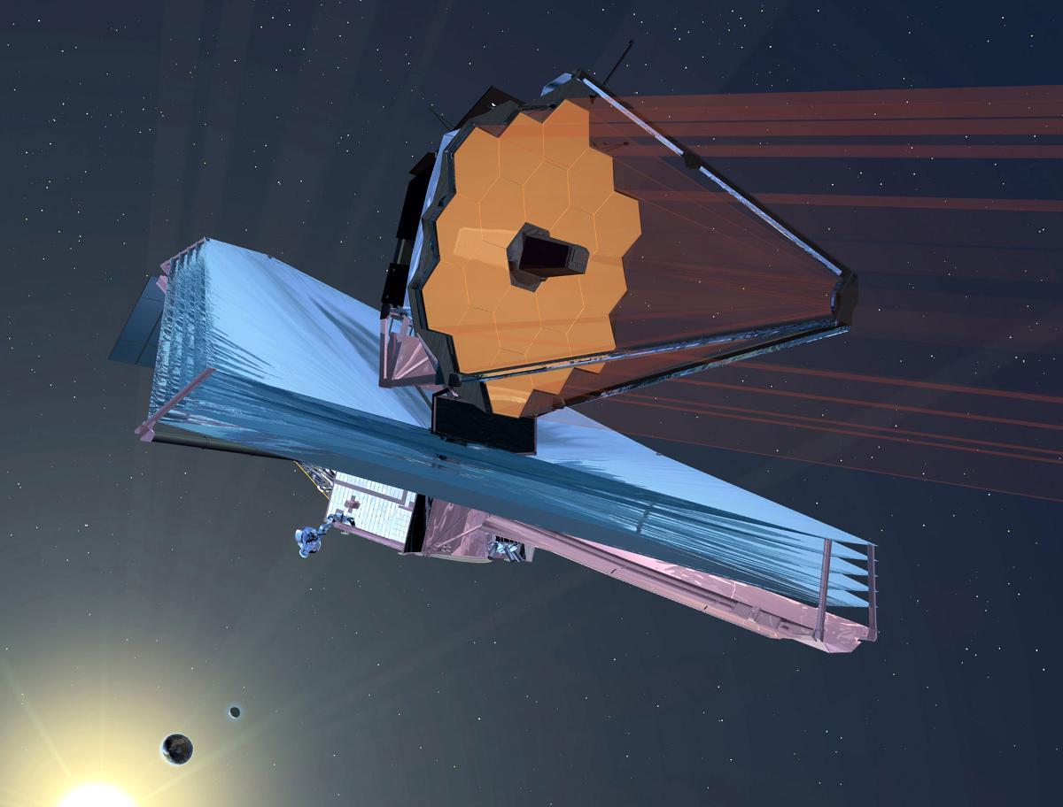 JWST (James Webb space telescope). NASA:s arvtagare till Hubble-teleskopet skjuts upp 2018. Primärt för att studera utkanterna av vårt observerbara universum, men JWST lär också bli en nyckel i exo­planetforskningen.