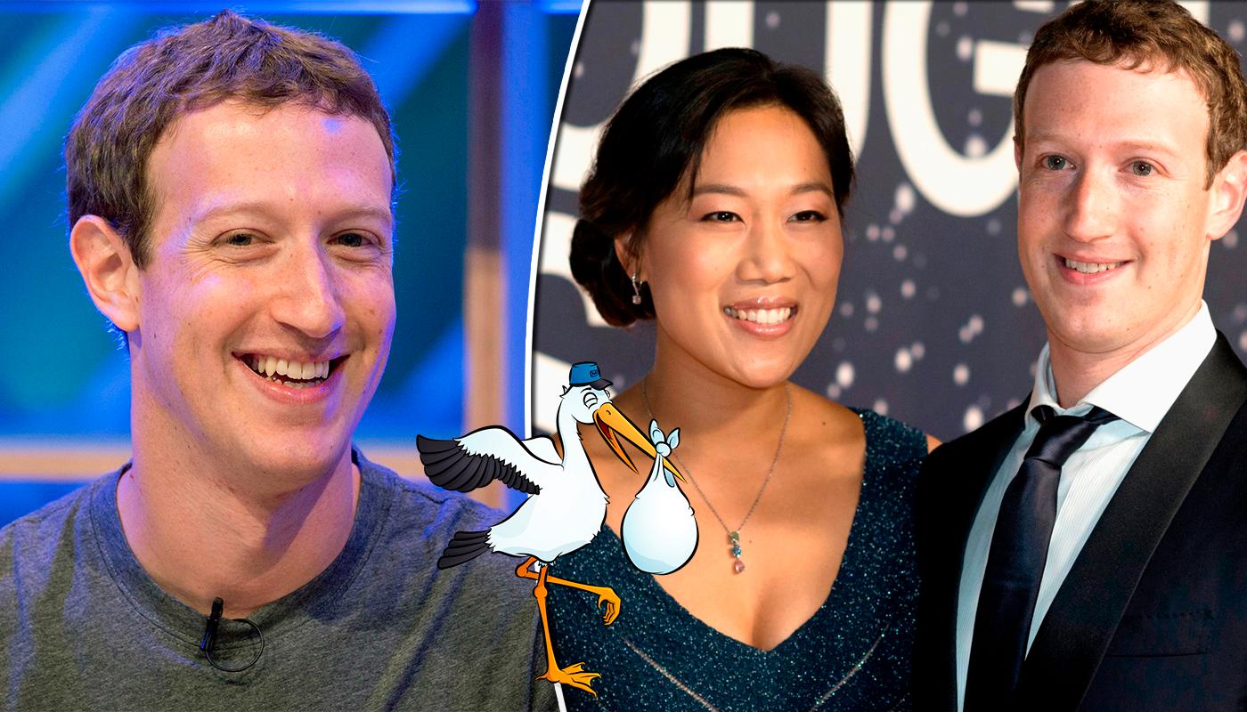 Mark Zuckerberg med Priscilla Chan väntar sitt andra barn.