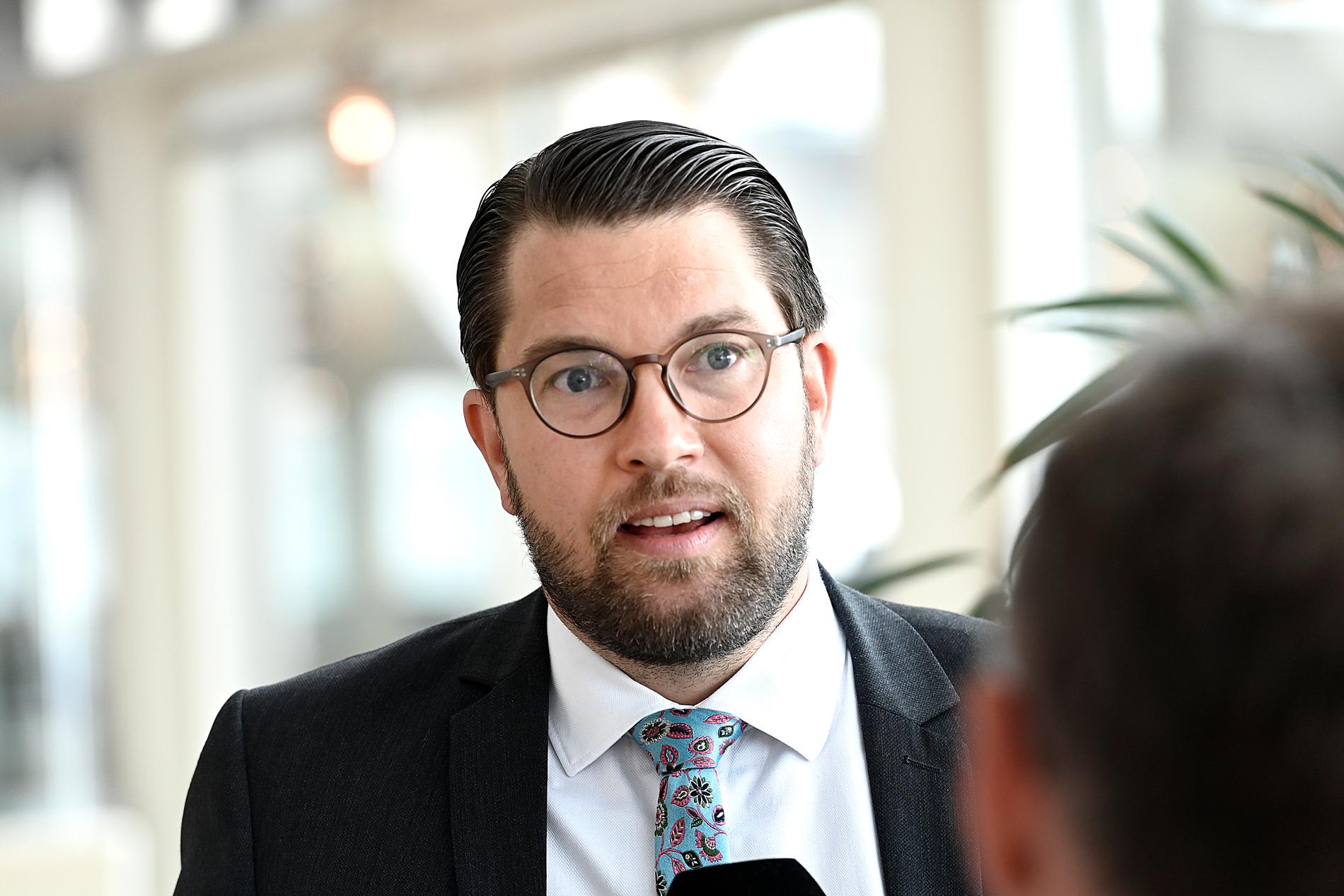 Jimmie Åkesson, partiledare för Sverigedemokraterna.