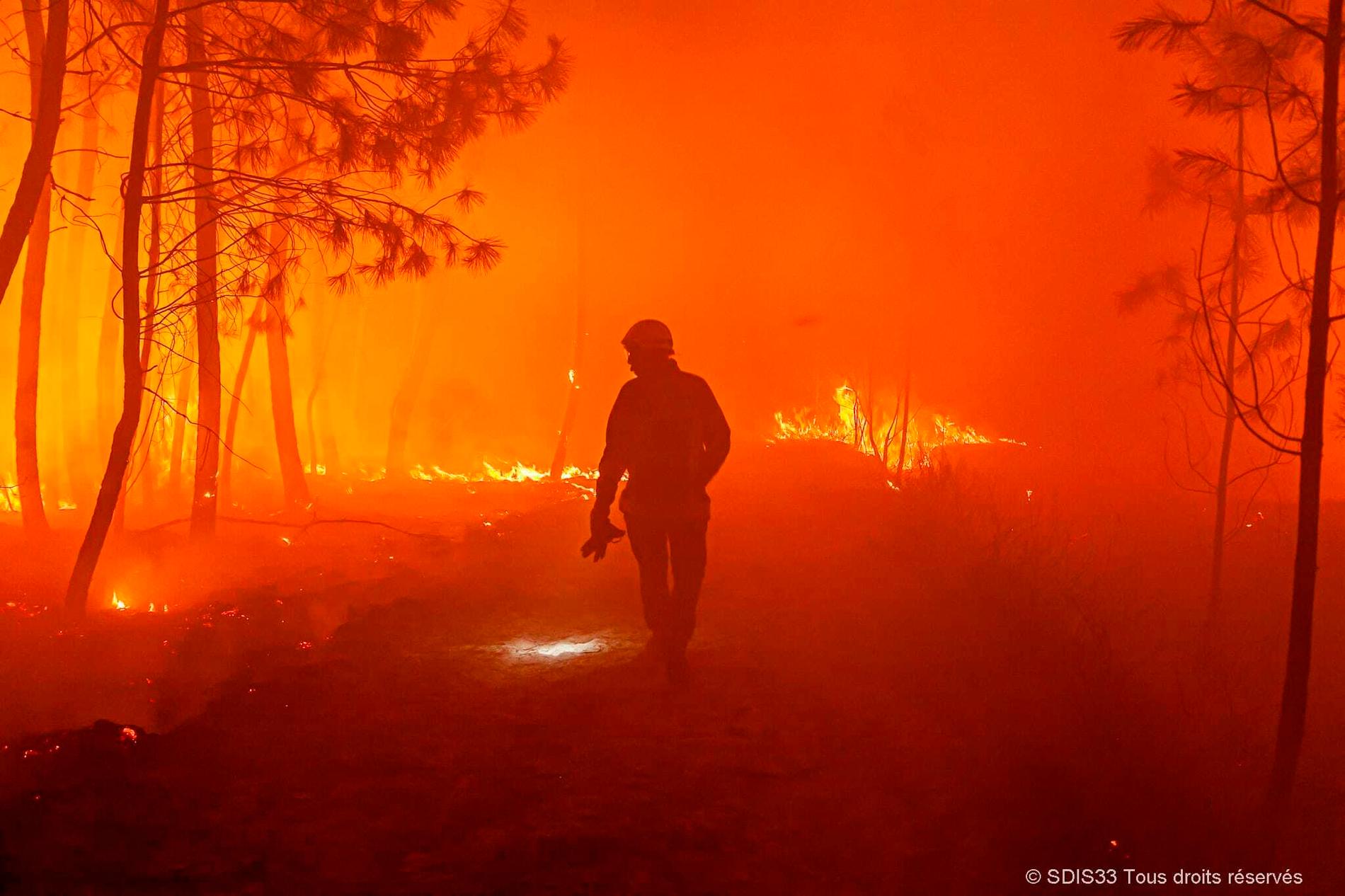 Skogsbränder härjar just  nu i Frankrike – och påverkar också kulturen