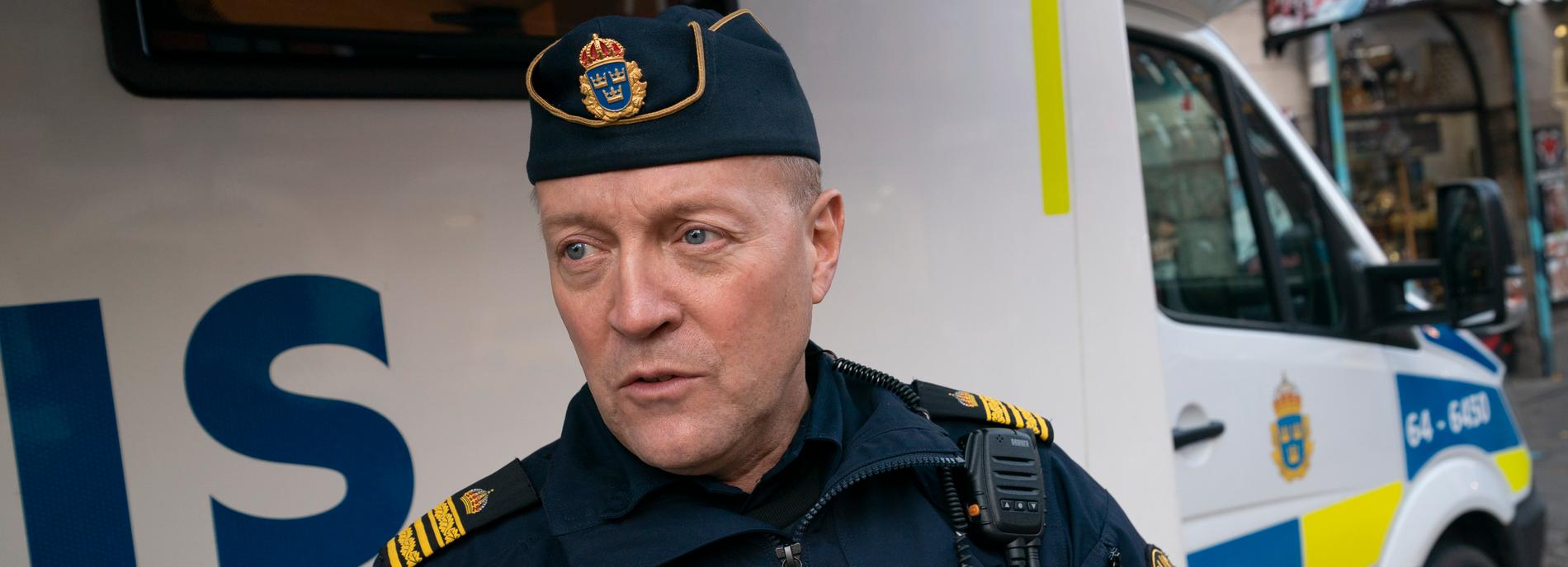 Andy Roberts, chef för lokalpolisområde Malmö Norr. Arkivbild.