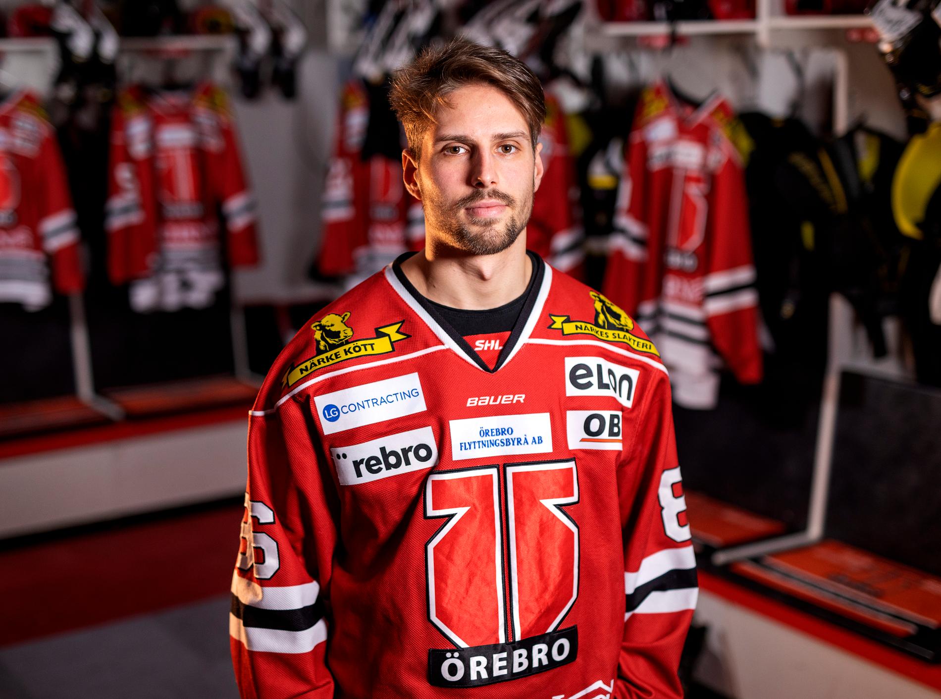 Mathias Bromé är ambassadör för Örebro Hockey. 