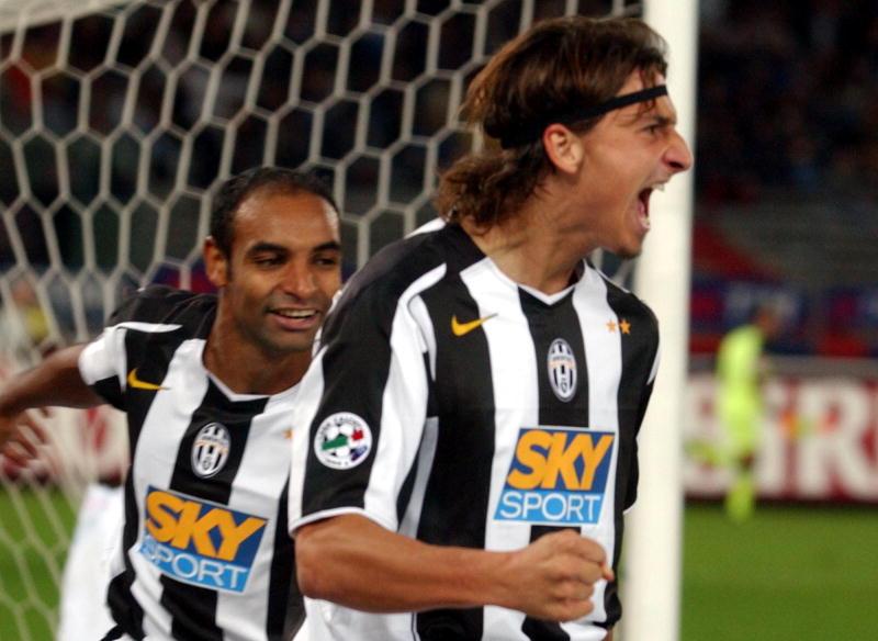 Ibrahimovic spelade i Juventus 2004–2006.