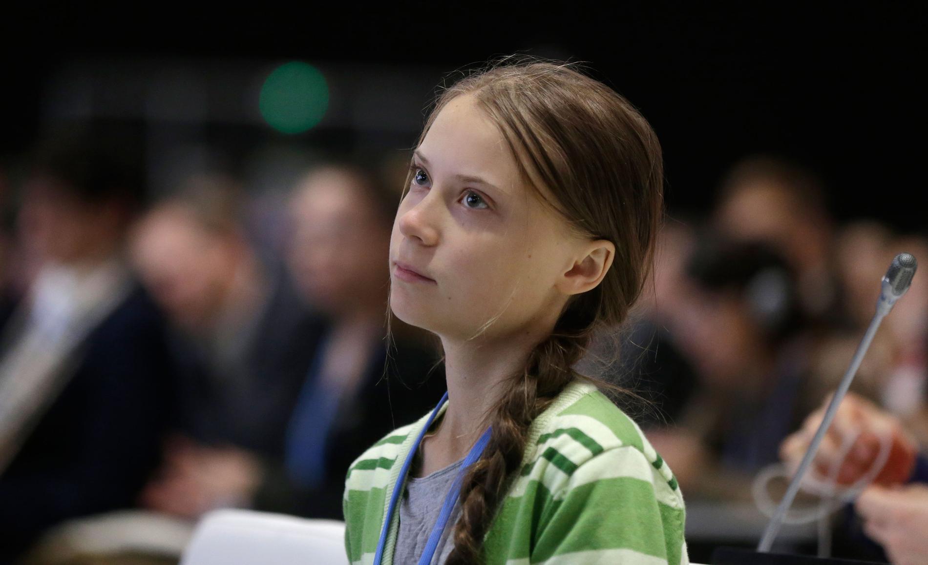 Greta Thunberg, klimataktivist.