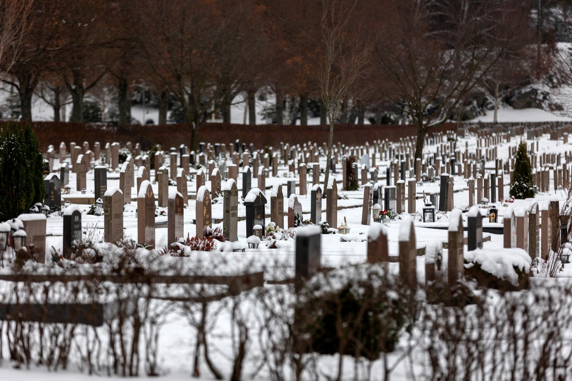 Kyrkogården i Kviberg är Sveriges till ytan största kyrkogård.