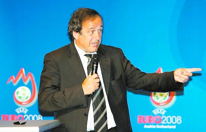Uefa-presidenten Michel Platini.