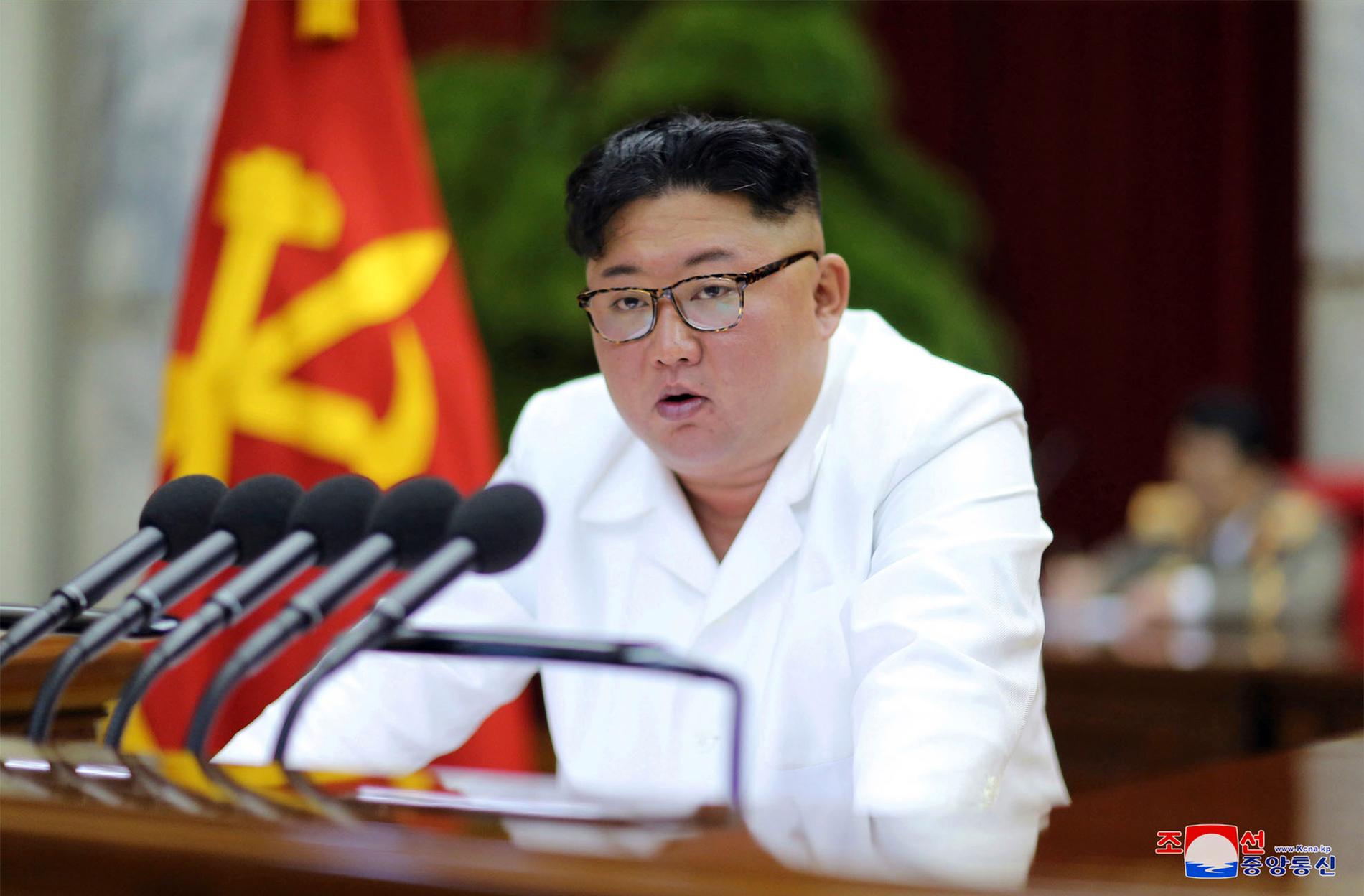 Nordkoreas ledare Kim Jong-Un. Arkivbild