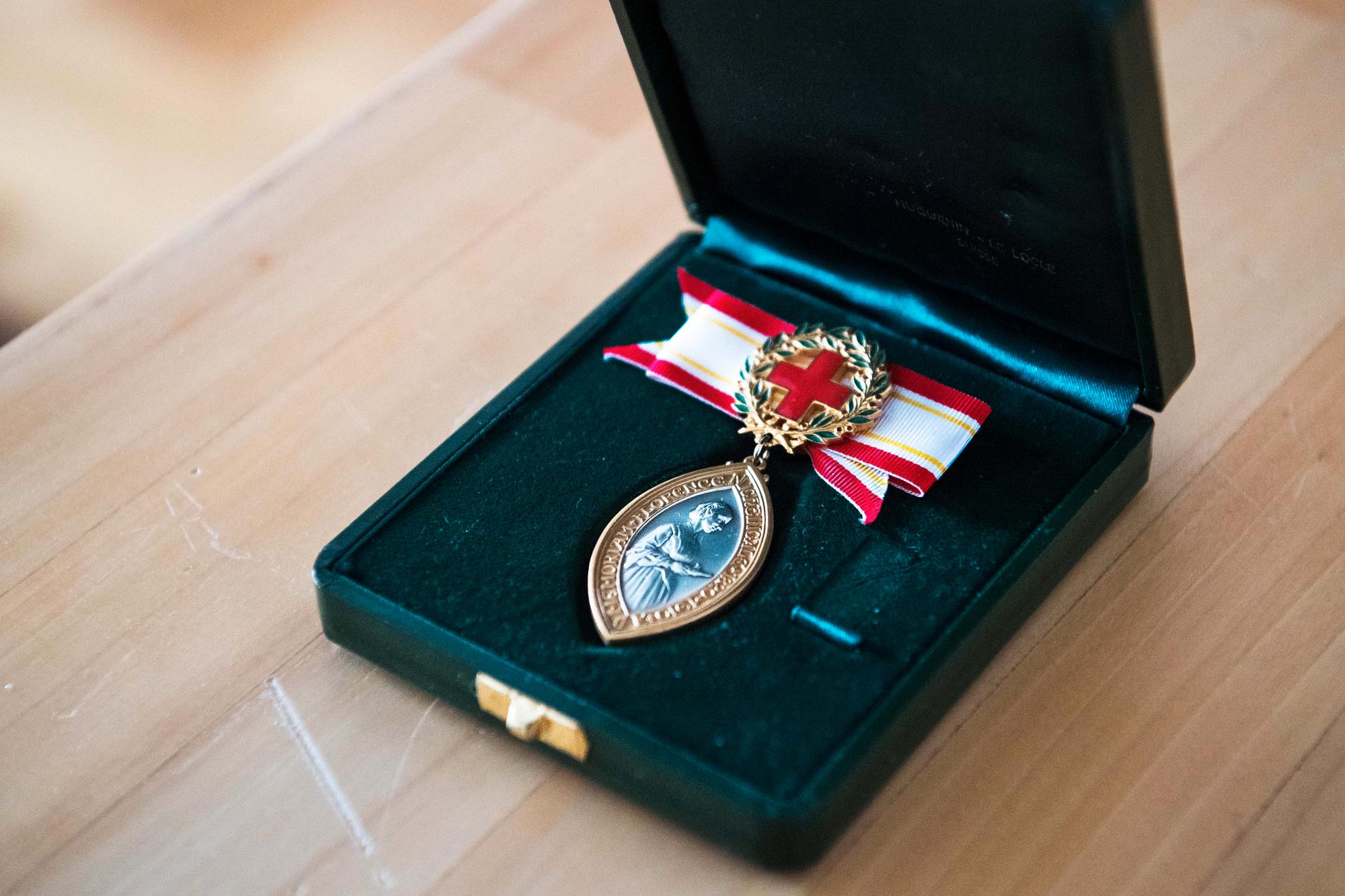 År 2018 tilldelades Katarina Öberg Florence Nightingale-medaljen för extra ordinära insatser i fält. 