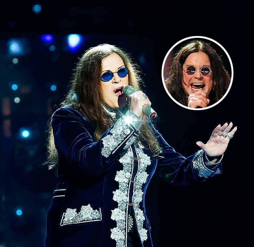 Py Bäckman i Melodifestivalen 2010 – inte helt olik Ozzy Osbourne.