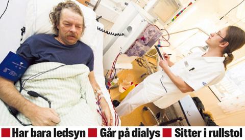 väntar på ny njure Jan Gustafsson går på dialys i över 20 timmar varje vecka – trots det vill försäkringskassan att han ska ut i arbetslivet.