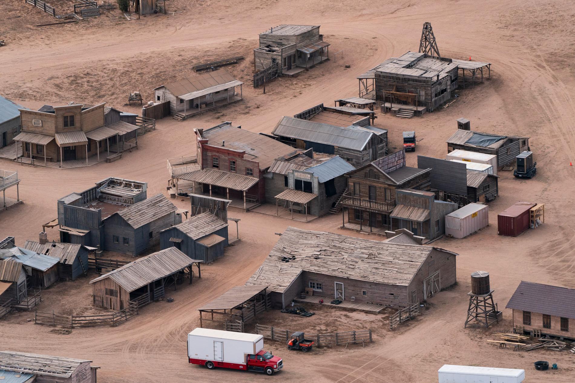 Inspelningsplatsen för filmen ”Rush” i New Mexico. 