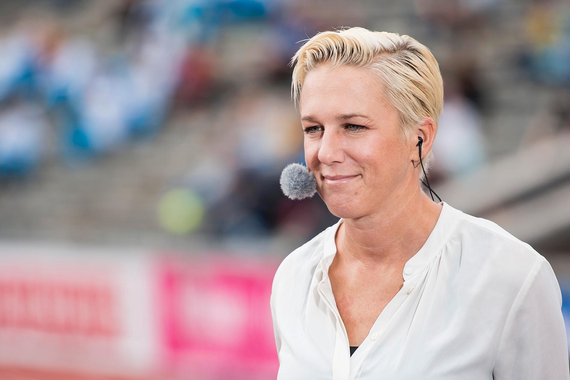 Kajsa Bergqvist fick be om ursäkt i sändningen.