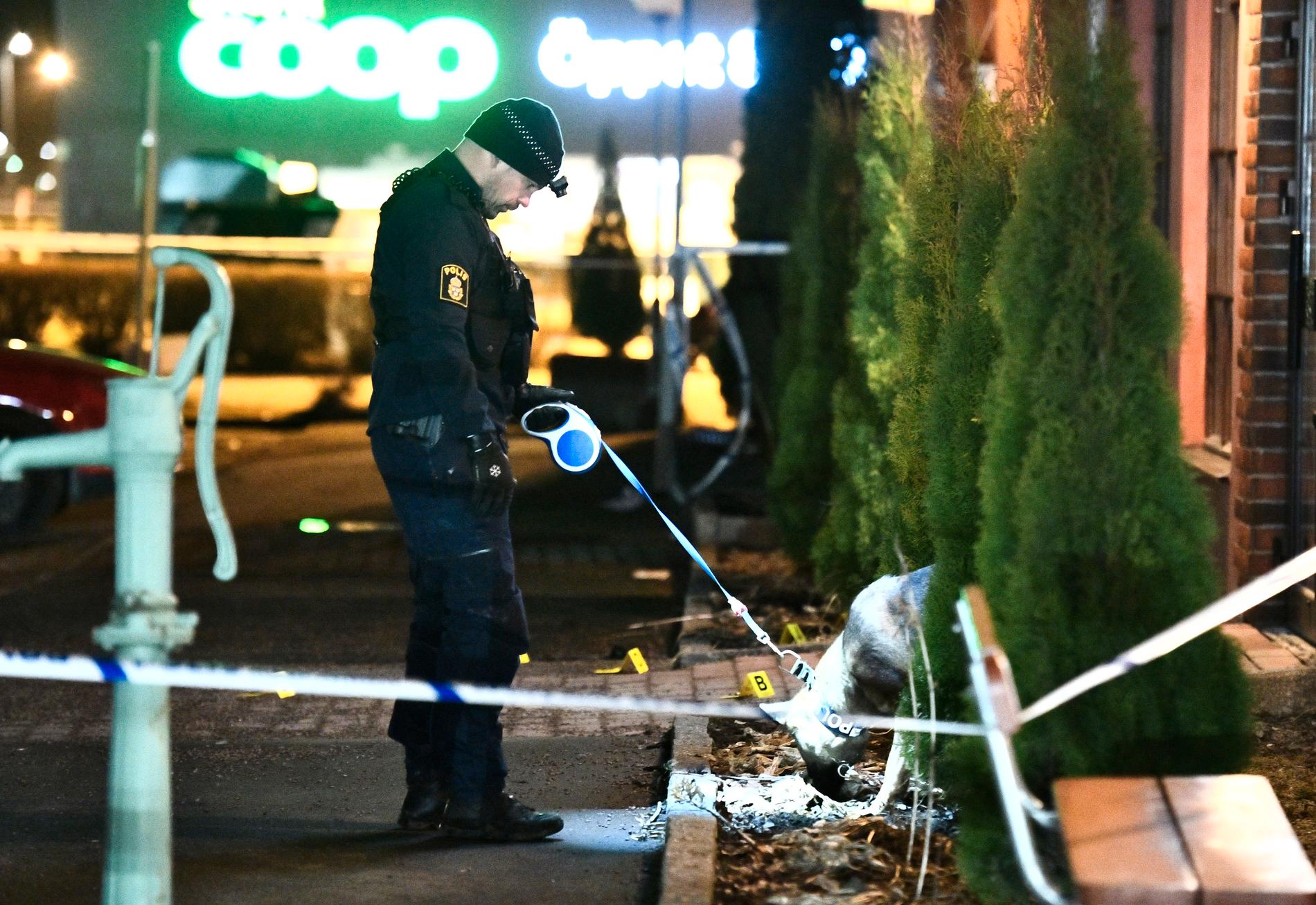 2017 sköts en man ihjäl utanför en restaurang i Uppsala.