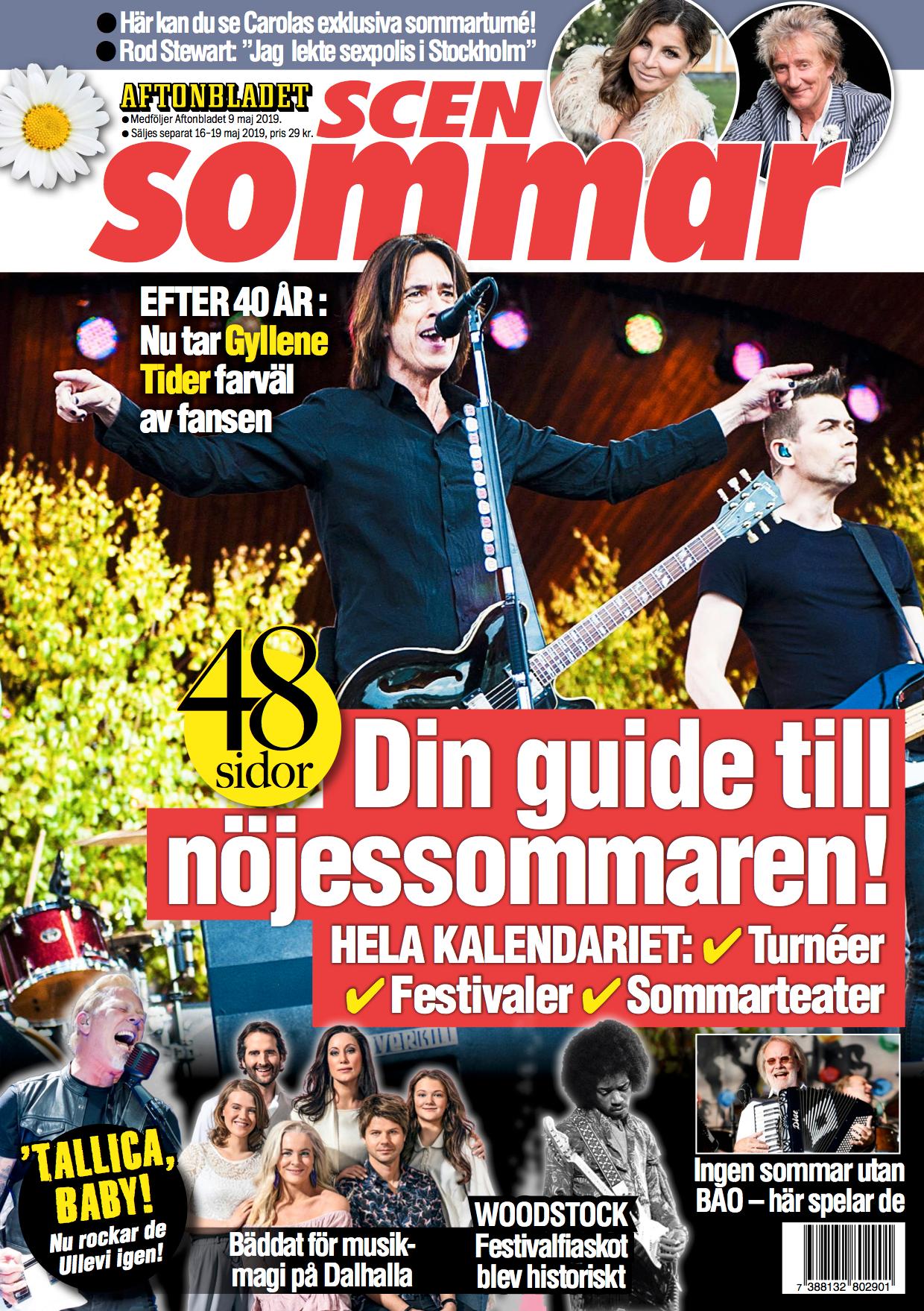 Magasinet Scensommar följer med Aftonbladet 9 maj.