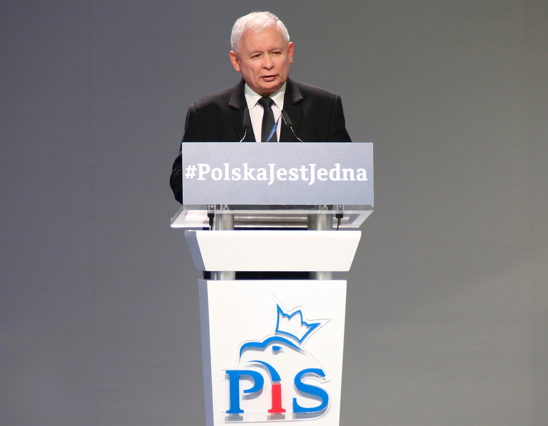Jarosław Kaczyński, ledare för Pis.
