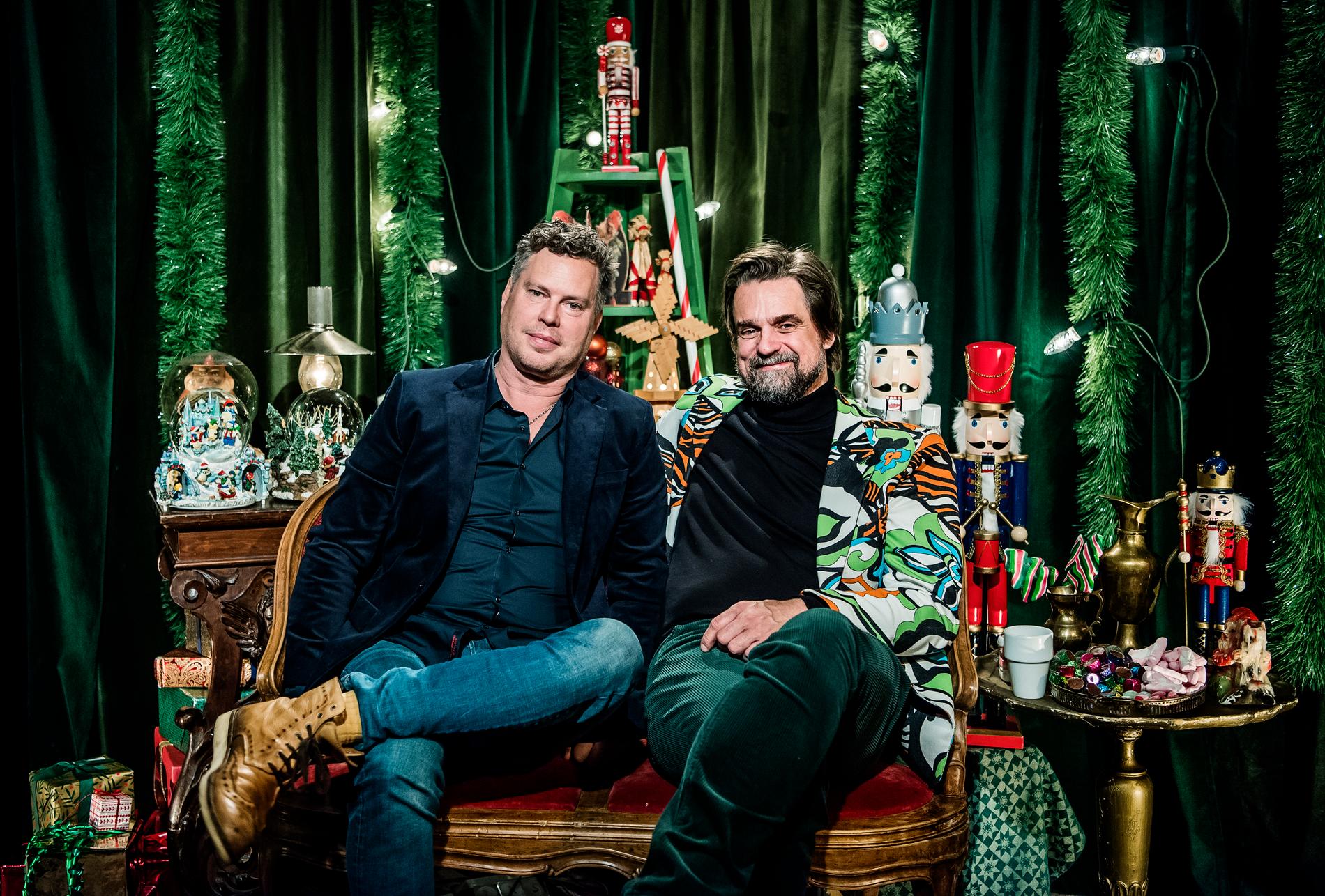Thomas Claesson och Fredde Granberg har skrivit manus och regisserat årets julkalender på SVT.
