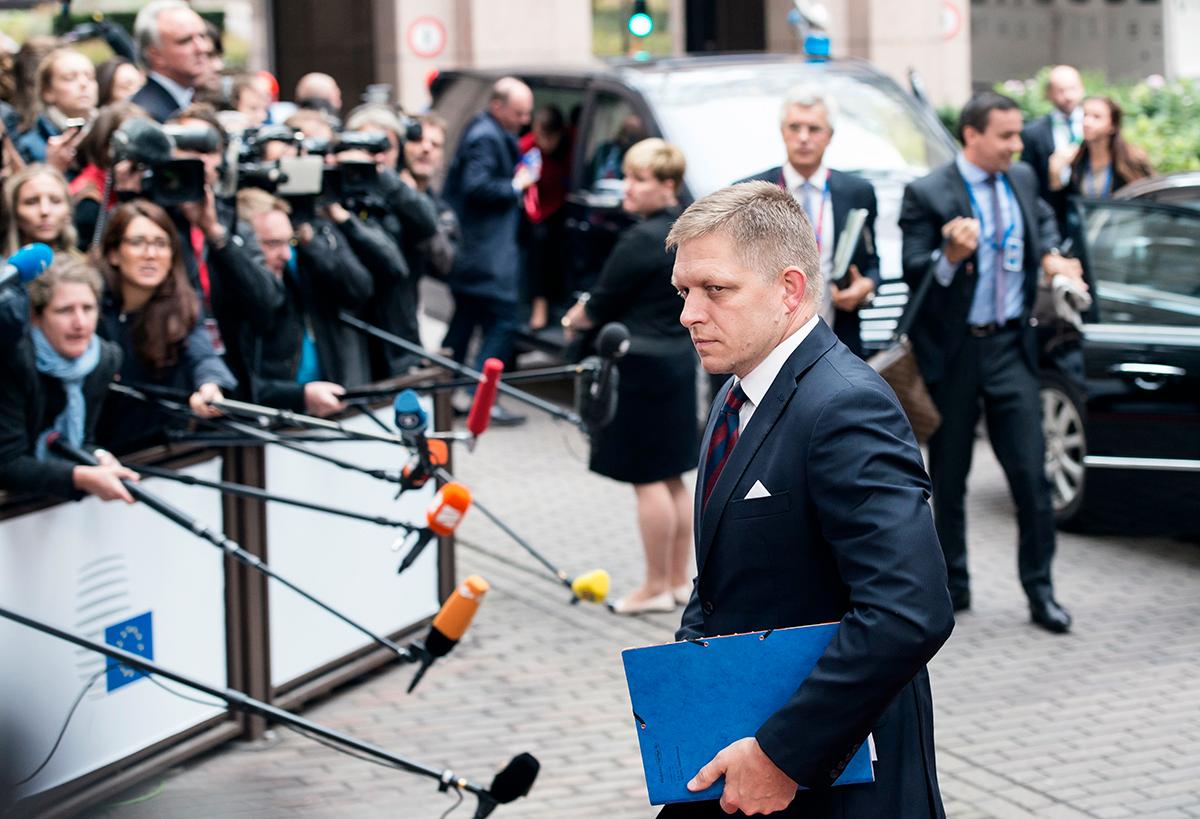 Slovakiens premiärminister Robert Fico.