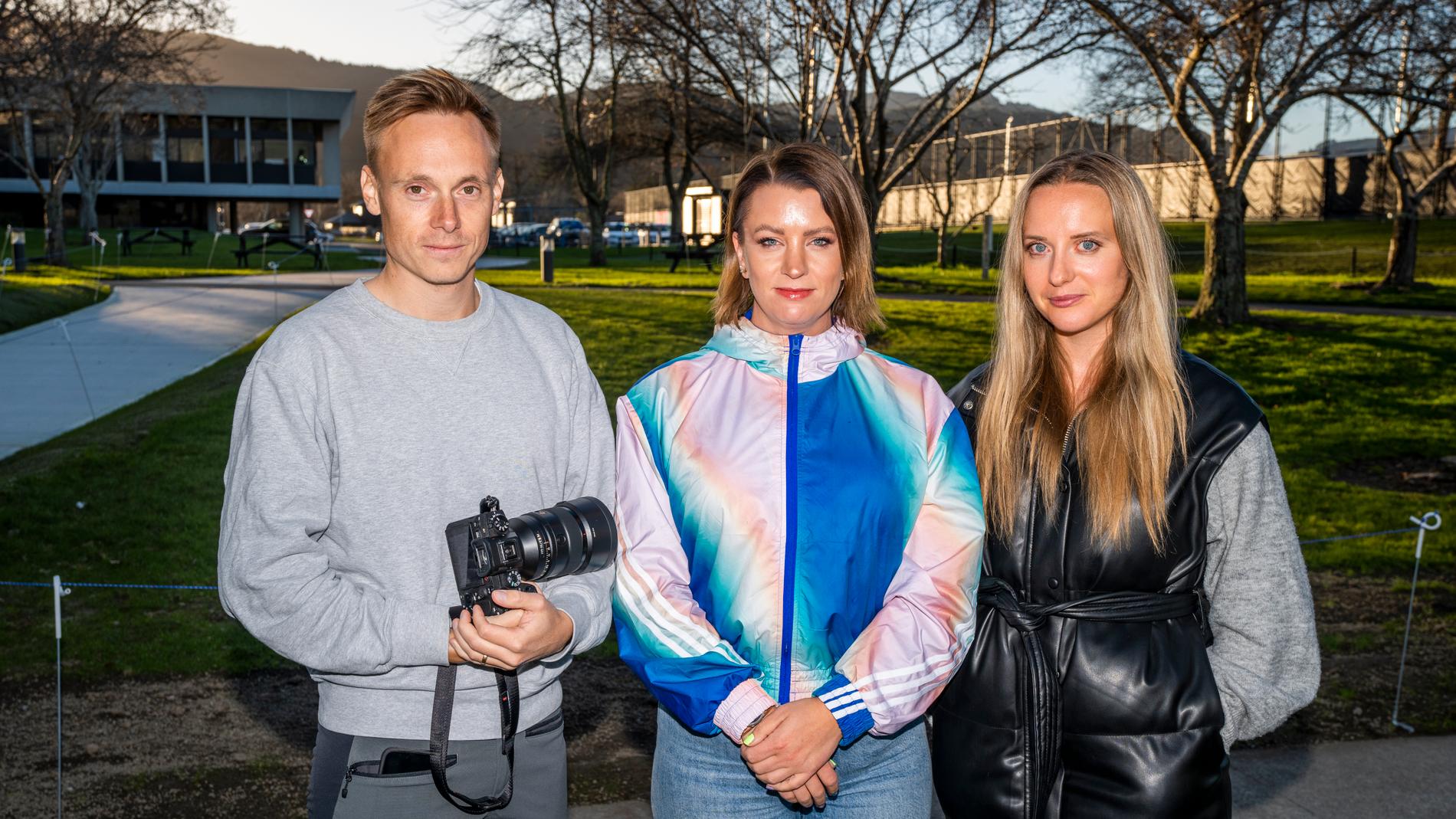 Sportbladets Pontus Orre, Anna Rydén och Frida Fagerlund på plats i Nya Zeeland.