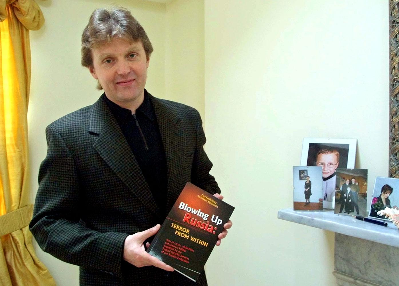 Litvinenko innan han förgiftades.