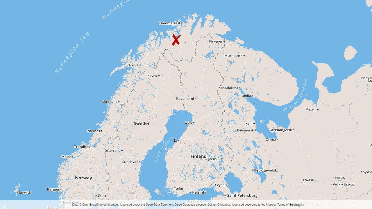 En helikopter har störtat i norra Norge utanför Alta.