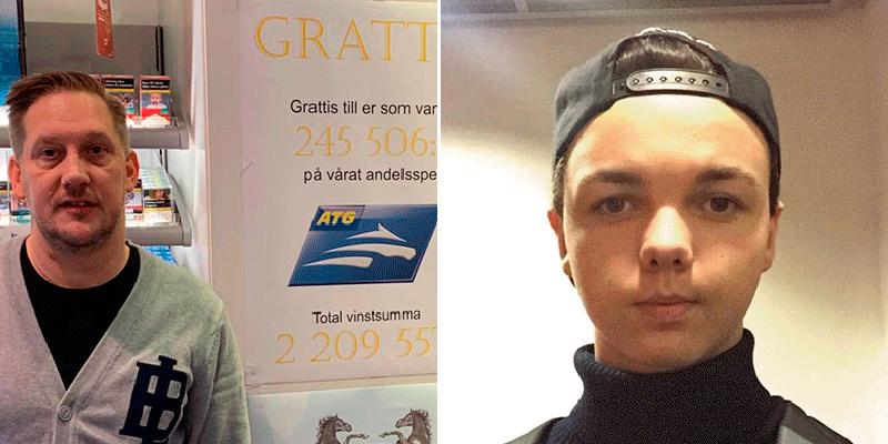 Två spelexperter i butiken Flanör Depeschen i Gävle – Adam Sundqvist och forne Brynäsproffset Micke Lind. 