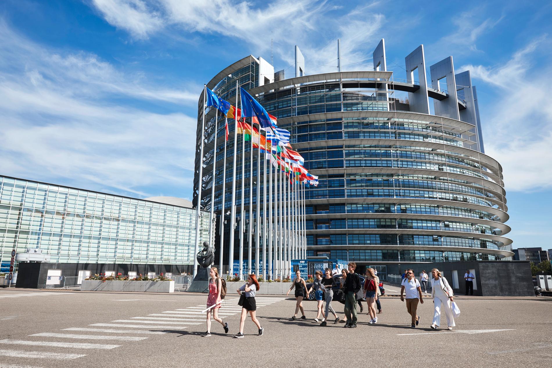 EU-parlamentet i Strasbourg. 