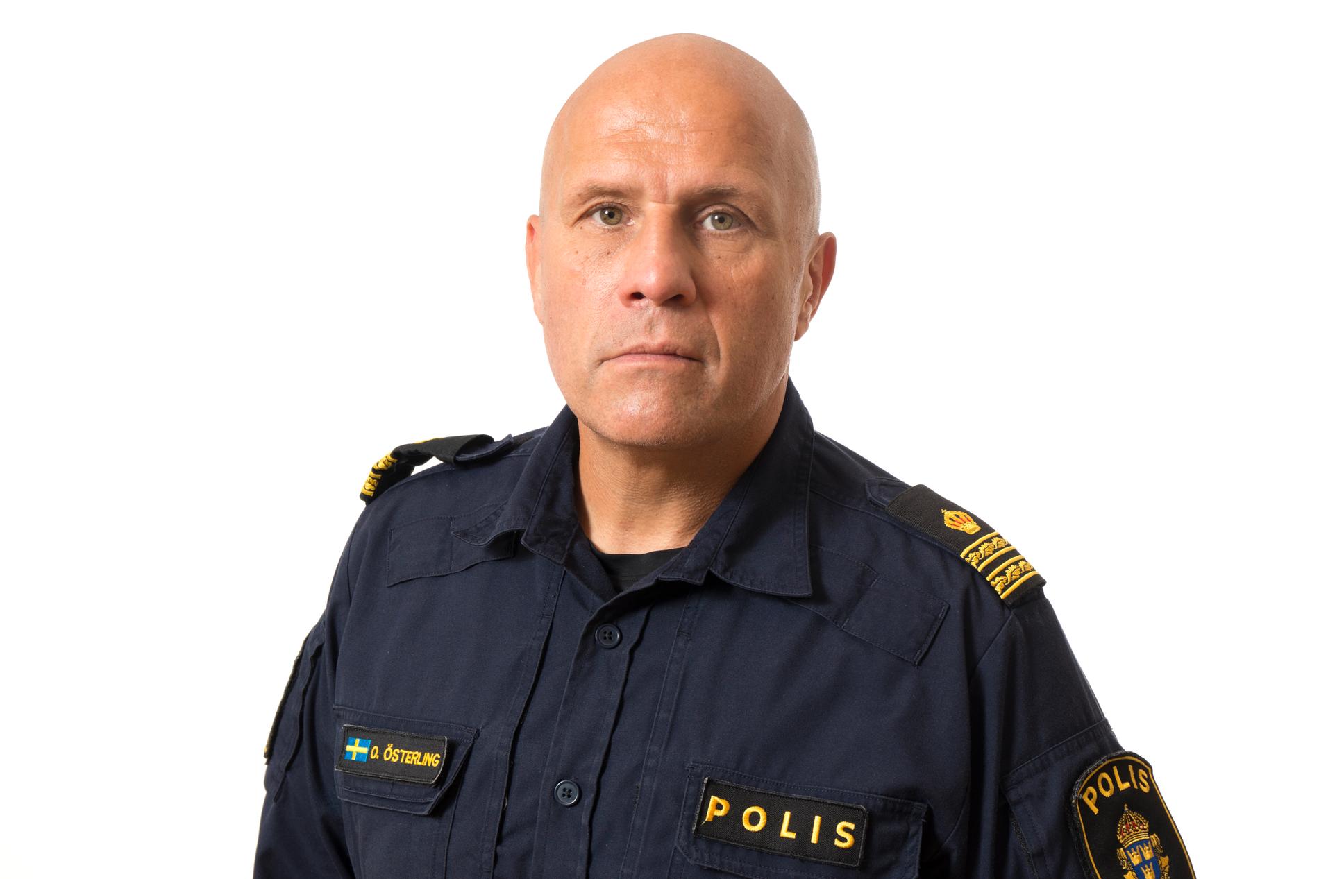 Ola Österling på polisen region Stockholm.