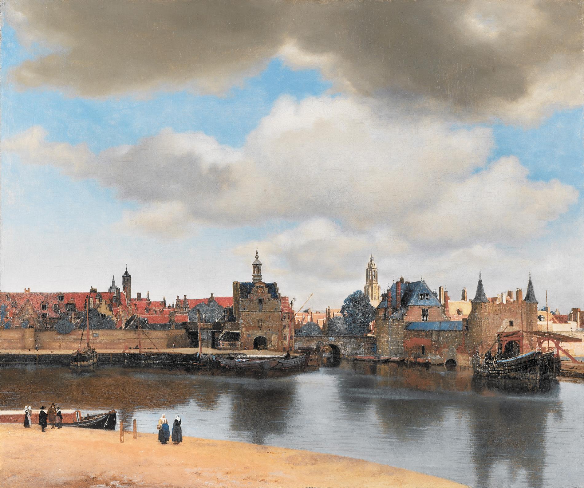 När målade Vermeer sin "Vy över Delft"? Svaret kan finnas i skyn.
