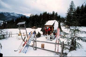 Kasprowy Wierch är den enda av tjugotalet skidanläggningar runt Zakopane som håller hyfsad standard.