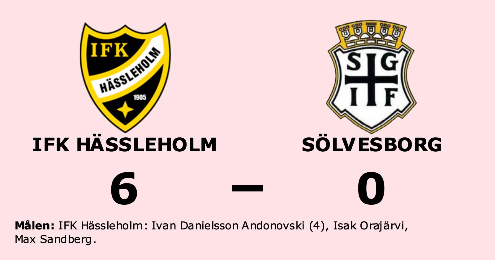 Defensiv genomklappning när IFK Hässleholm föll mot Sölvesborg